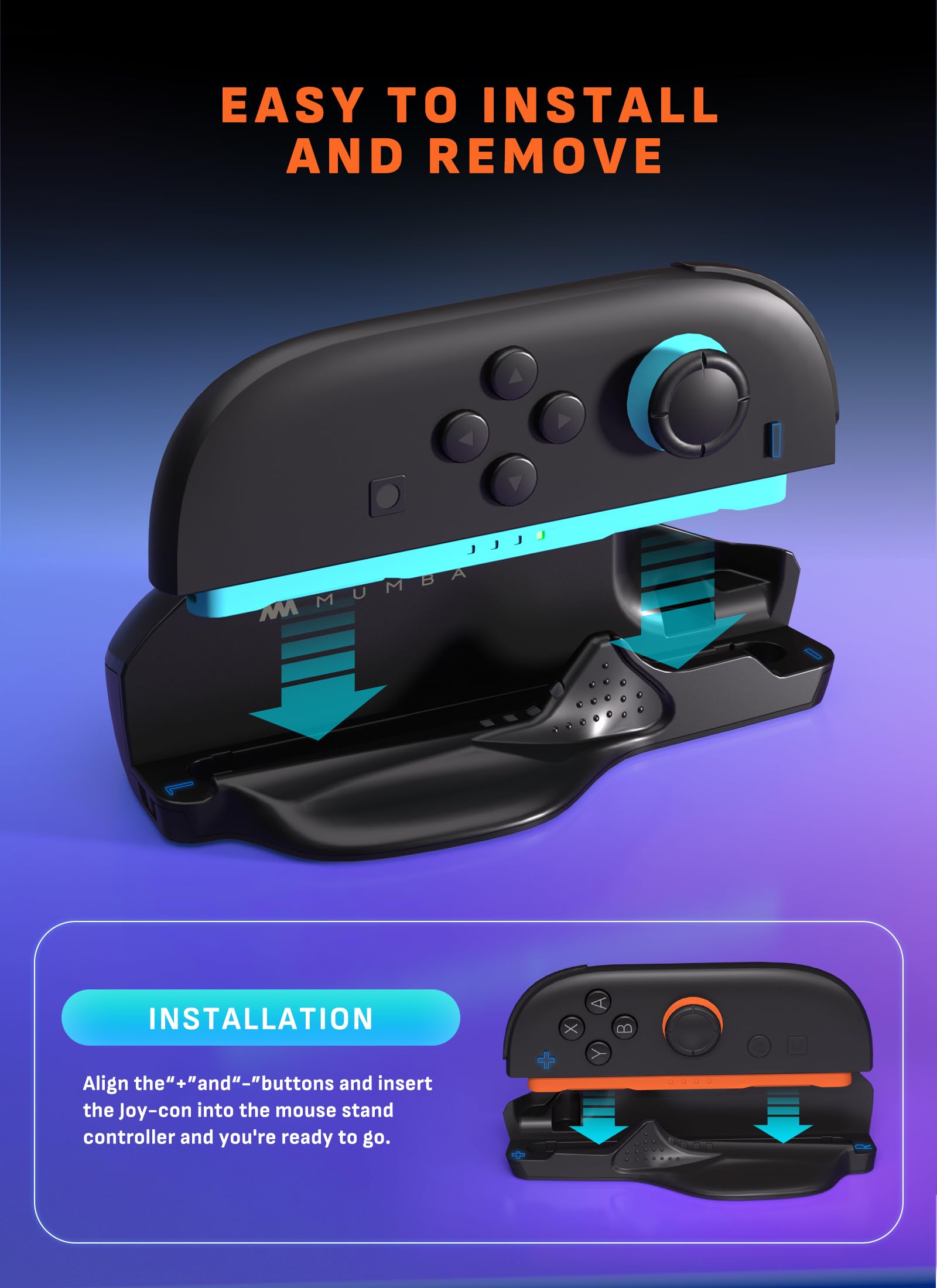 Amazon.co.jp: Mumba マウスグリップ Nintendo Switch 2 JonCons用 [2